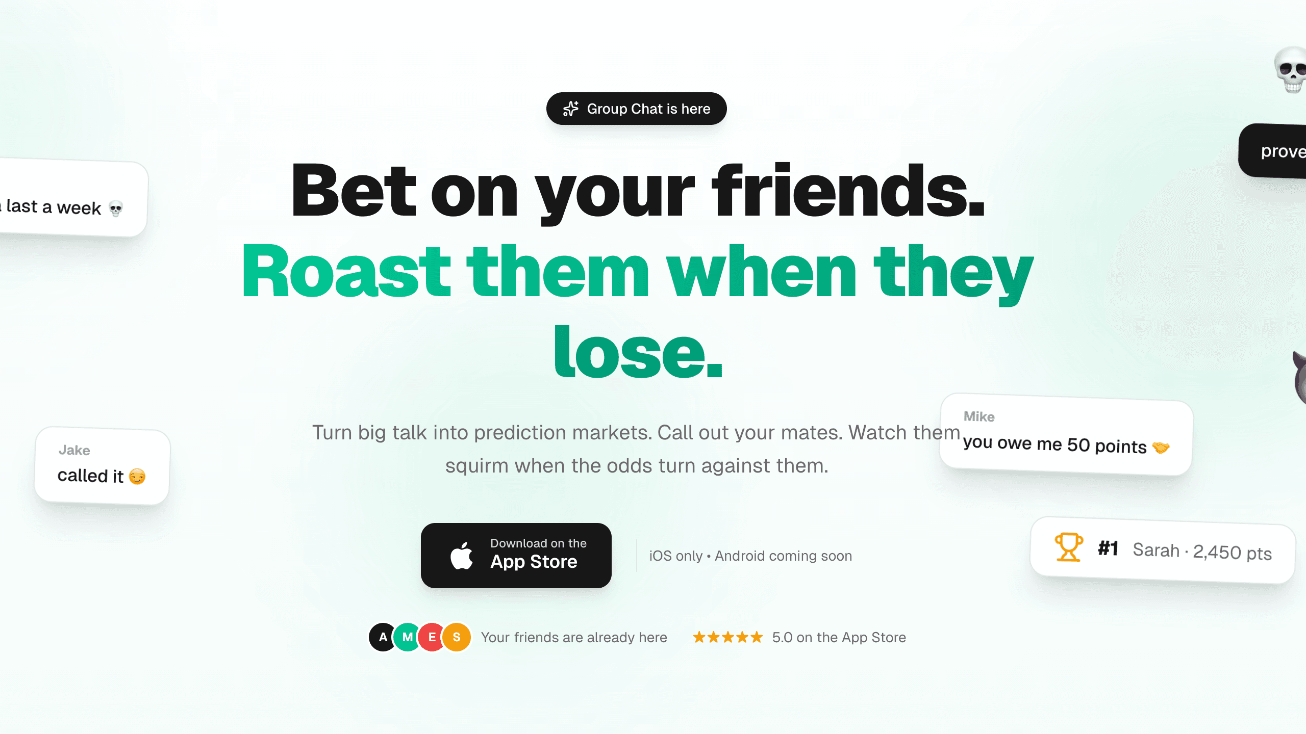 indindi landing page