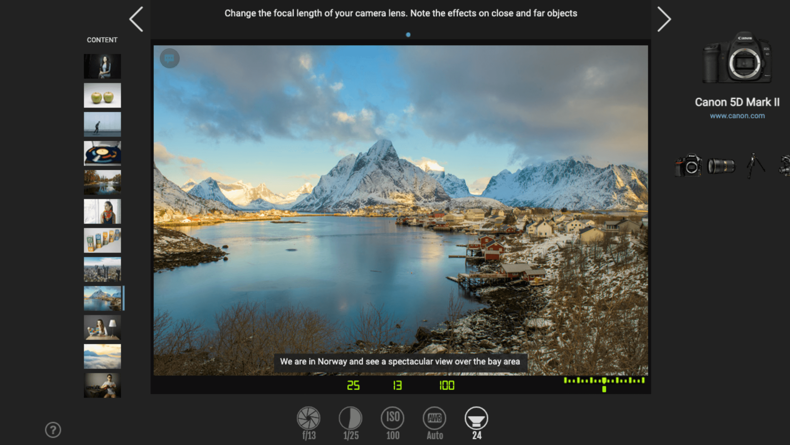 photoskop focal length lesson