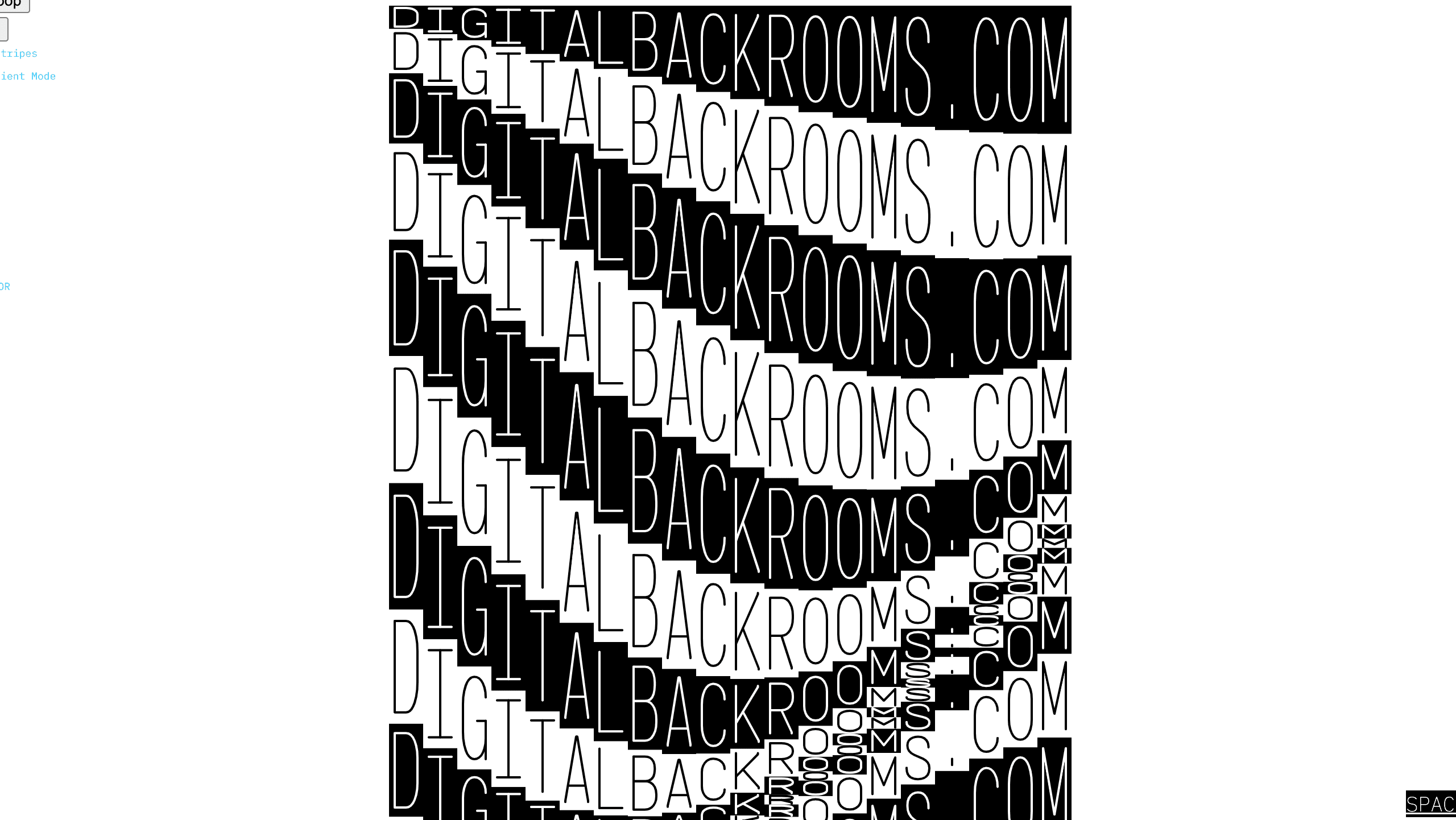 spacetypegenerator text