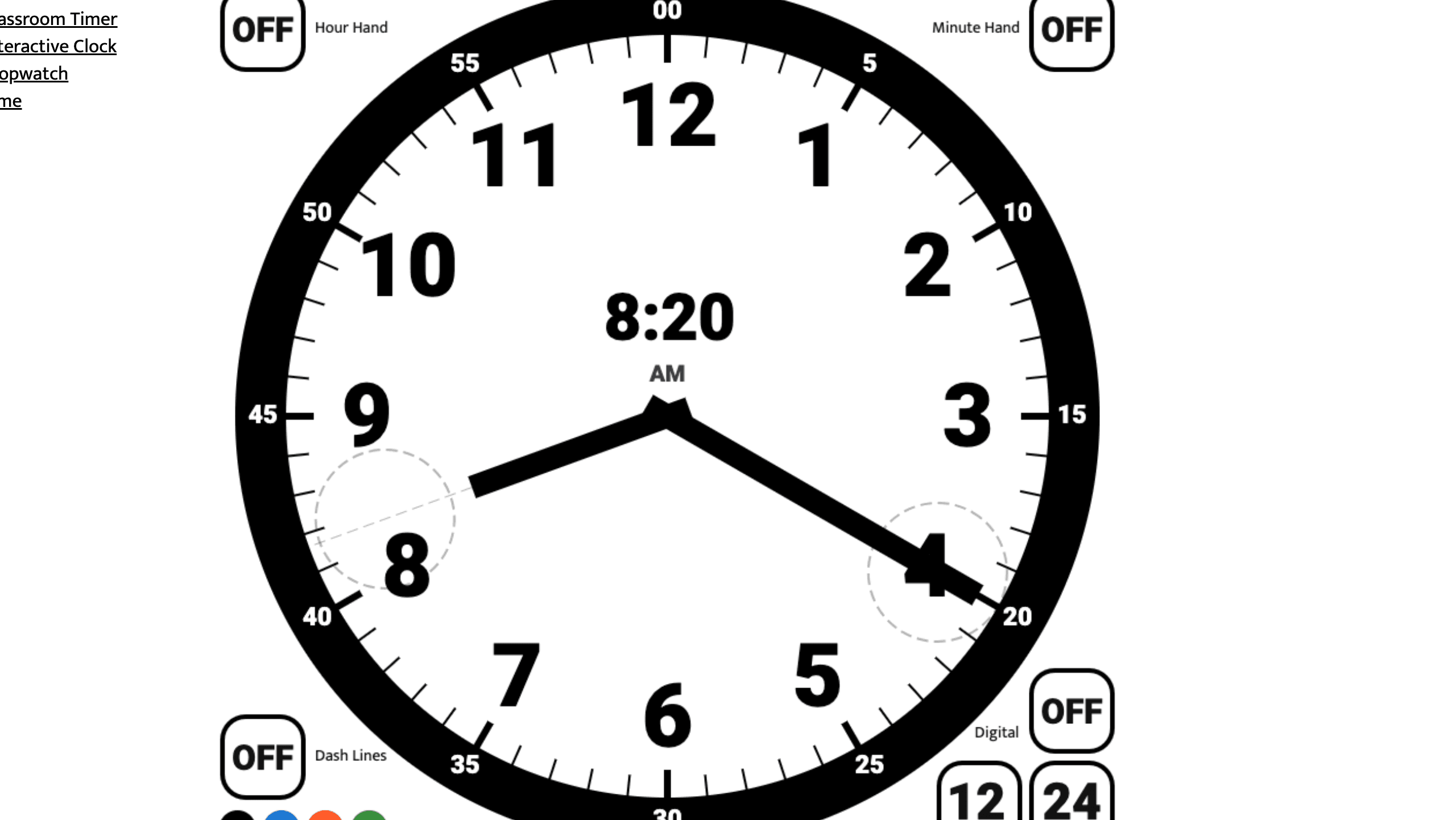 toy theater clock learn time