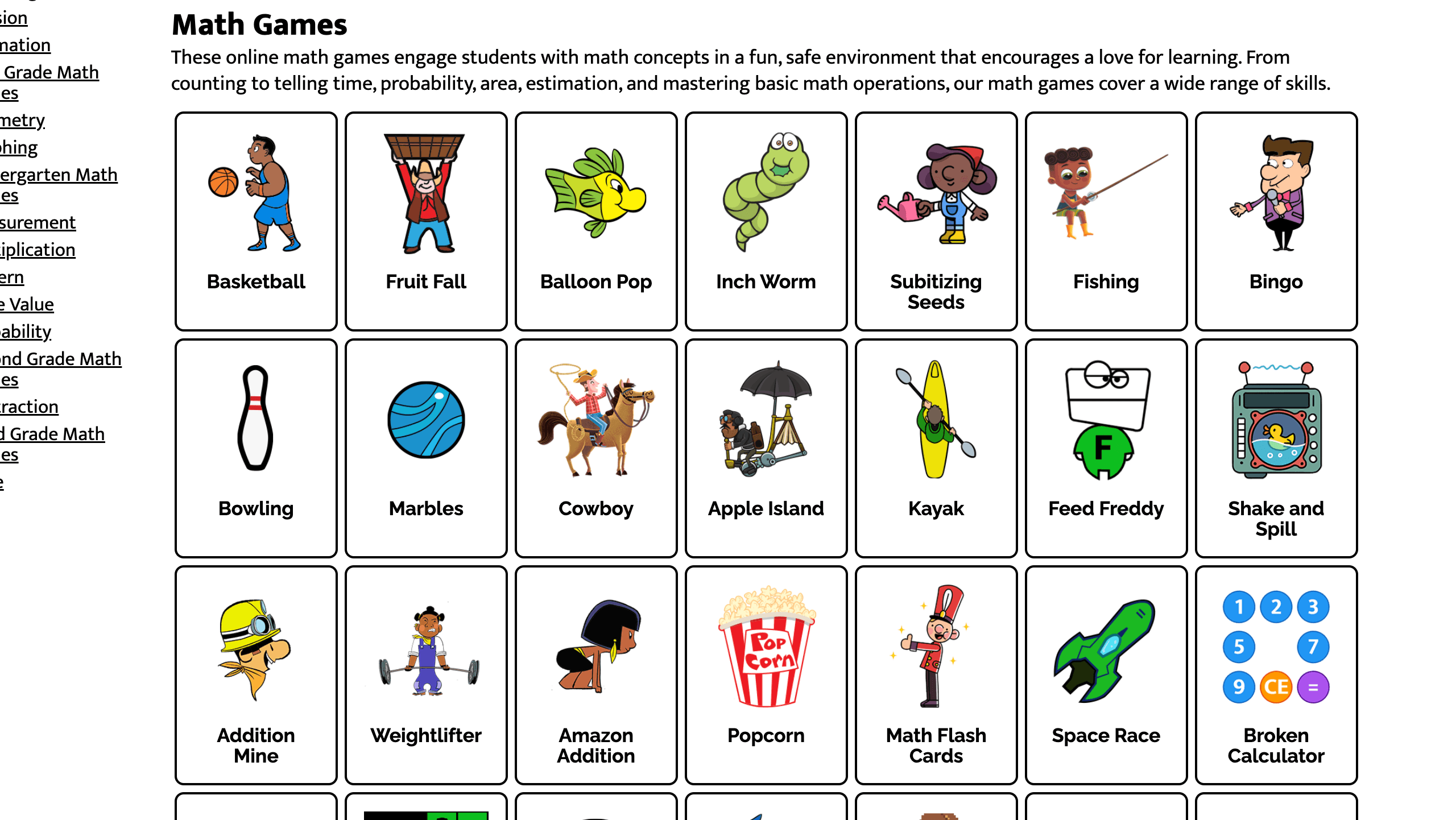 toy theater math games