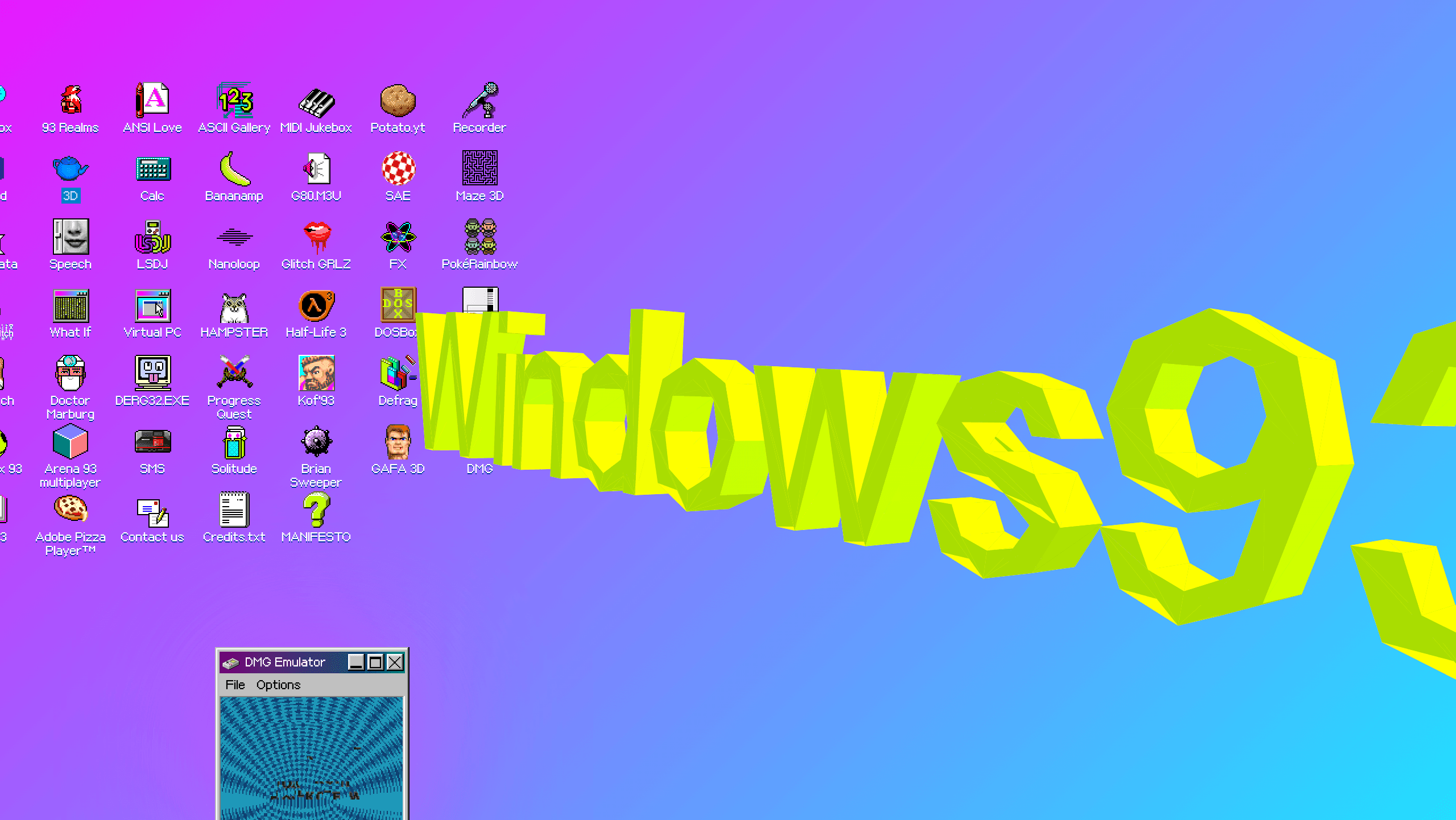windows93 animation
